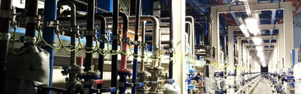 Bridgestone Magyarország Kft. tatabányai gumigyárának process piping rendszerei